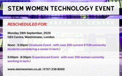 Postponement of the STEM Women Technology Event due to COVID-19