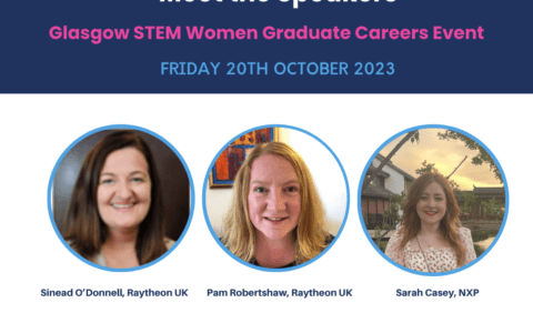 Meet the speakers – Glasgow STEM Women Graduate Careers Event – Friday 20th October 2023