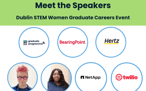 Meet the speakers – Dublin STEM Women Graduate Careers Event – Wednesday 1st November 2023