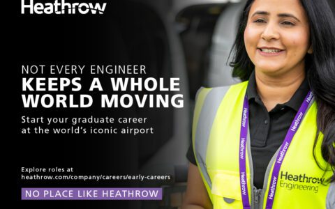 Ready to hit great heights in engineering? Early Careers at Heathrow