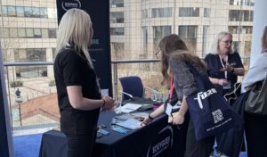Students and graduates getting expert career advice and CV tips at STEM Women Careers Event